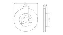 Disc de frana Mercedes C-CLASS (W203) 2000-2007 #2...