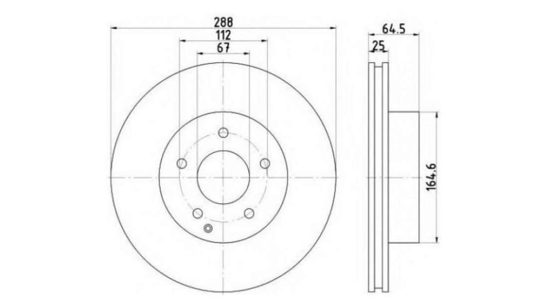 Disc de frana Mercedes C-CLASS (W204) 2007-2014 #2 0004211912