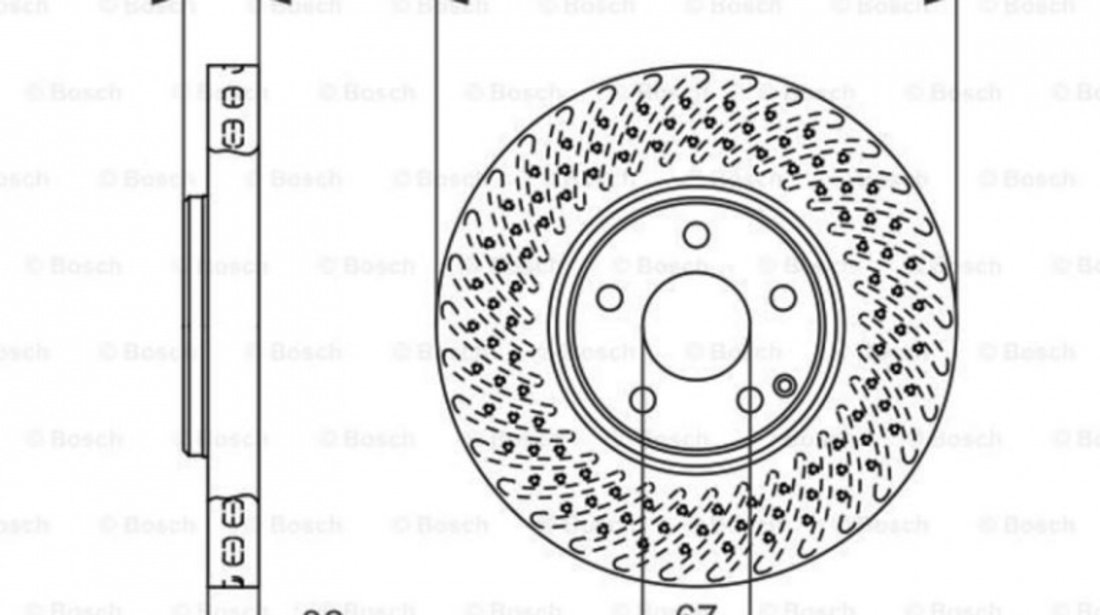 Disc de frana Mercedes E-CLASS (W211) 2002-2009 #2 0986479334