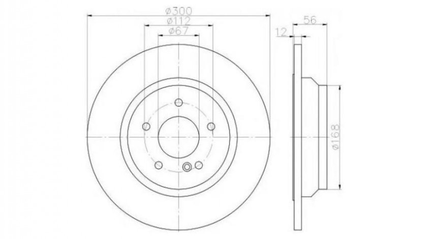 Disc de frana Mercedes S-CLASS (C216) 2006- #2 08A73410