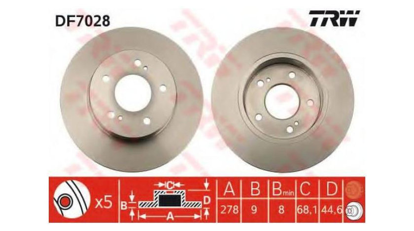 Disc de frana Nissan MAXIMA QX (A32) 1994-2000 #2 08806514