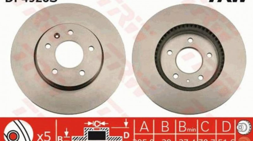 Disc de frana Opel ANTARA 2006-2016 #3 0986479267