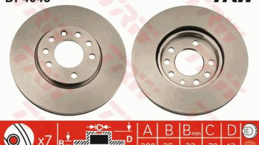 Disc de frana Opel ASTRA H combi (L35) 2004-2016 #3 09762910