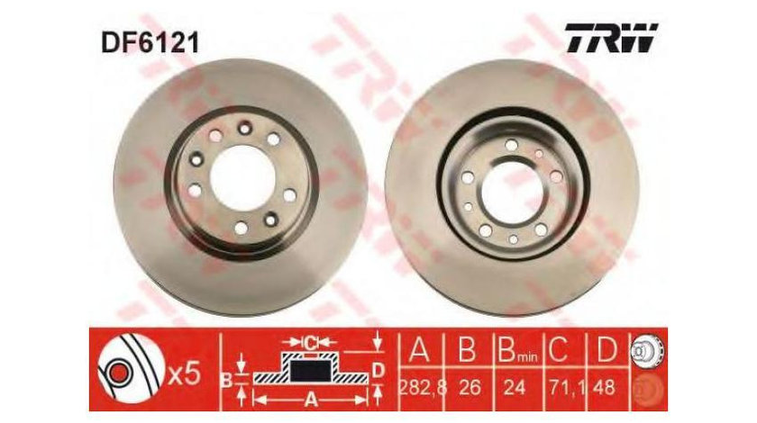 Disc de frana Peugeot 407 (6D_) 2004-2016 #3 09830310