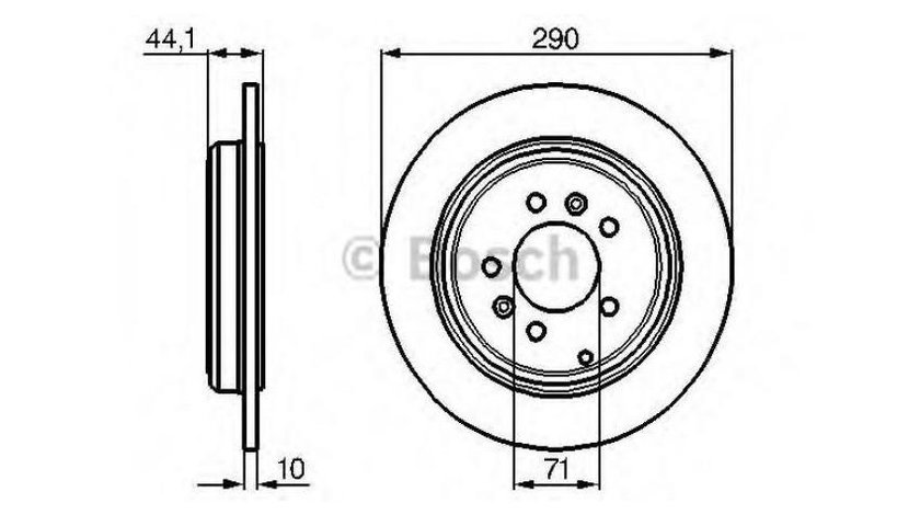 Disc de frana Peugeot 605 (6B) 1989-1999 #2 08534410