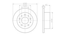 Disc de frana Peugeot BOXER platou / sasiu (244) 2...