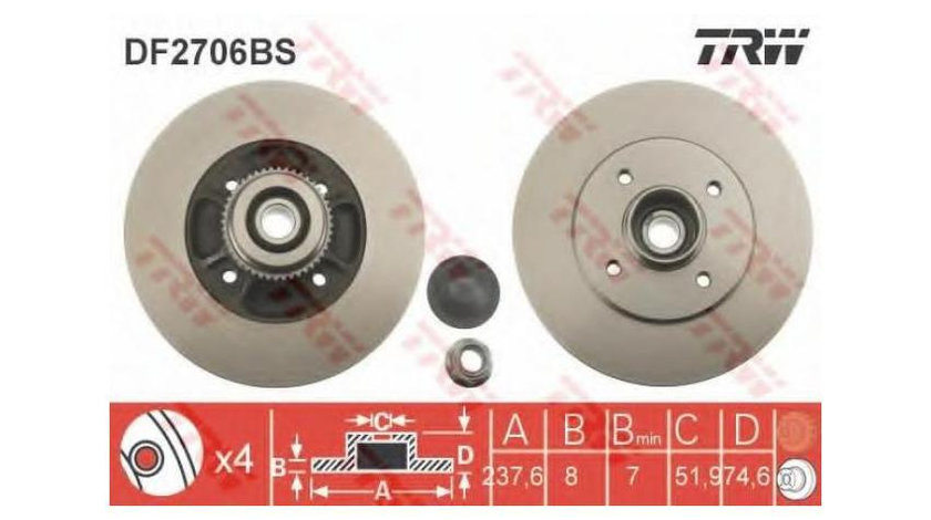 Disc de frana Renault CLIO Mk II (BB0/1/2_, CB0/1/2_) 1998-2016 #2 0197932