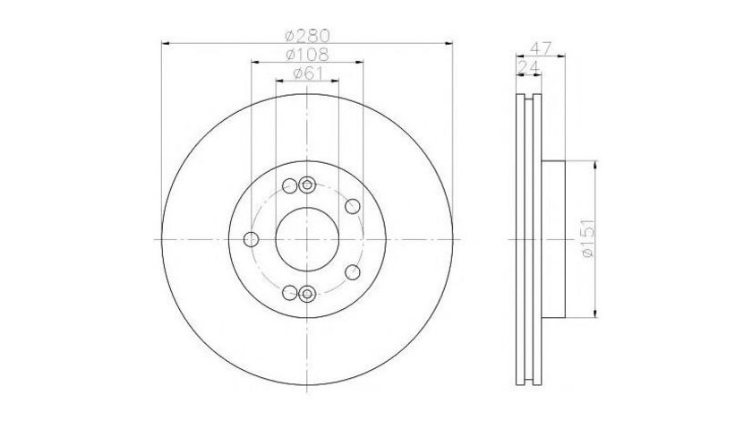 Disc de frana Renault LAGUNA II (BG0/1_) 2001-2016 #2 0986479743