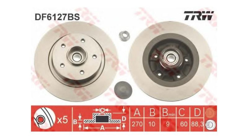 Disc de frana Renault MEGANE II limuzina (LM0/1_) 2003-2016 #2 08B39417