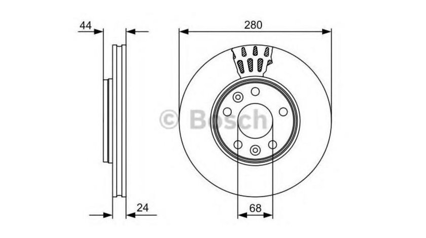 Disc de frana Renault MEGANE III hatchback (BZ0_) 2008-2016 #3 0986479553