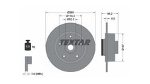 Disc de frana Renault SCENIC III (JZ0/1_) 2009-201...