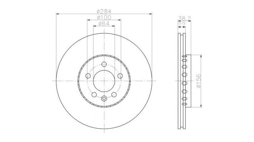 Disc de frana Rover 75 Tourer (RJ) 2001-2005 #2 09787910