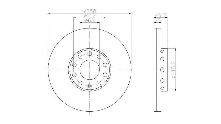 Disc de frana Seat SEAT EXEO (3R2) 2008-2016 #2 09574510