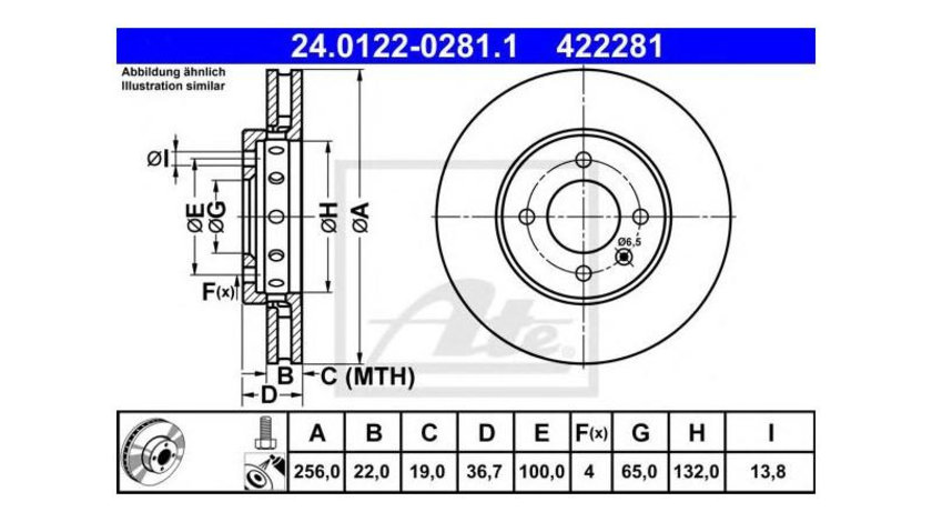 Disc de frana Skoda CITIGO 2011-2016 #2 0986479776