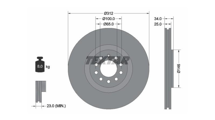 Disc de frana Skoda OCTAVIA (1U2) 1996-2010 #2 09788010