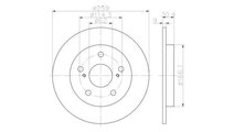 Disc de frana Toyota AURIS (NRE15_, ZZE15_, ADE15_...