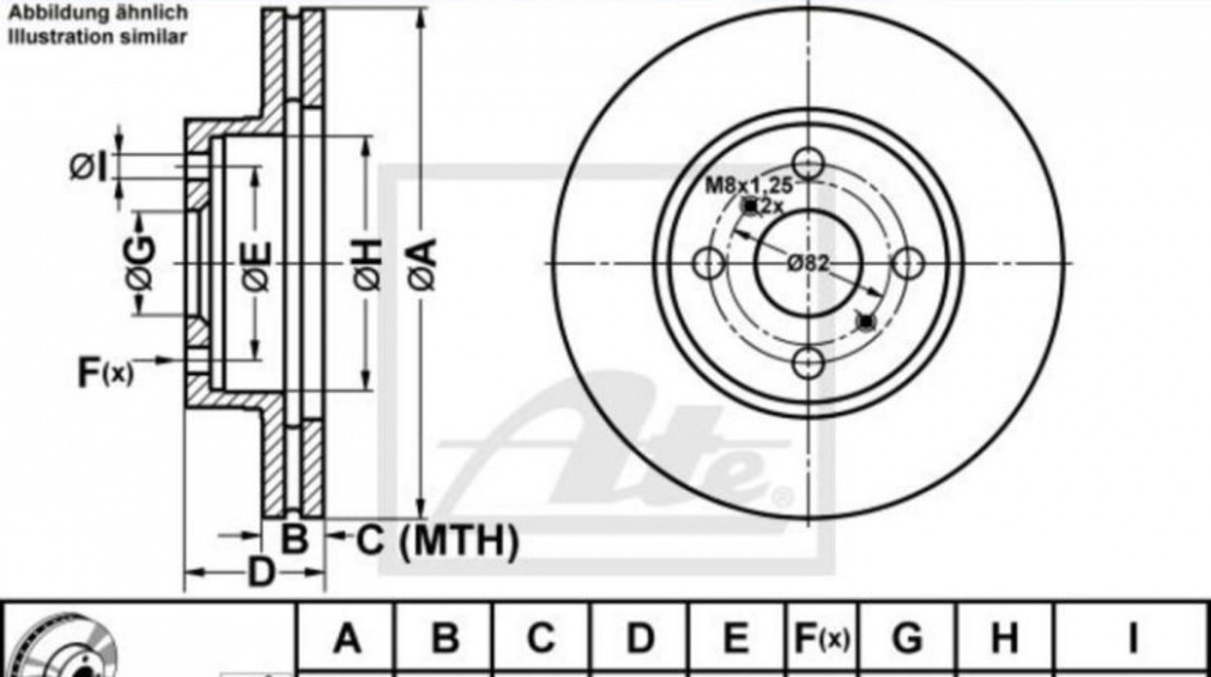 Disc de frana Toyota COROLLA Liftback (_E11_) 1997-2002 #2 09573610