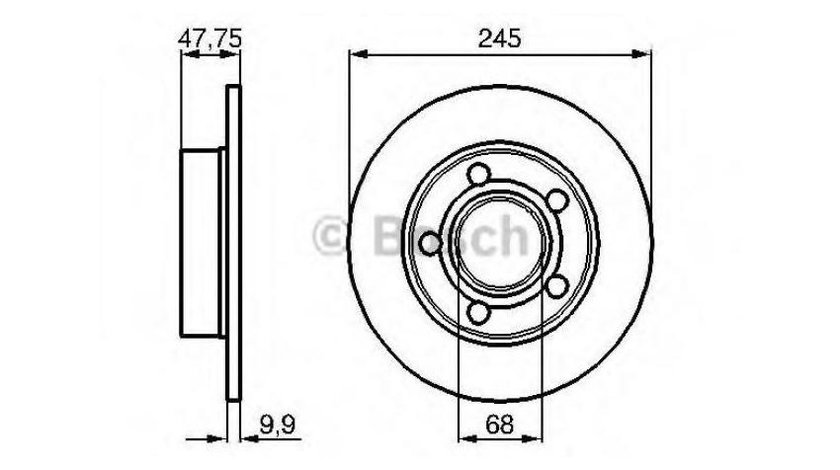 Disc de frana Volkswagen VW PASSAT (3B3) 2000-2005 #3 08840810