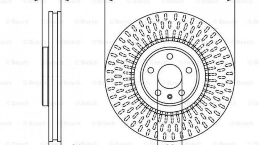 Disc de franare Audi A7 ( 10.2010- #2 0986479748