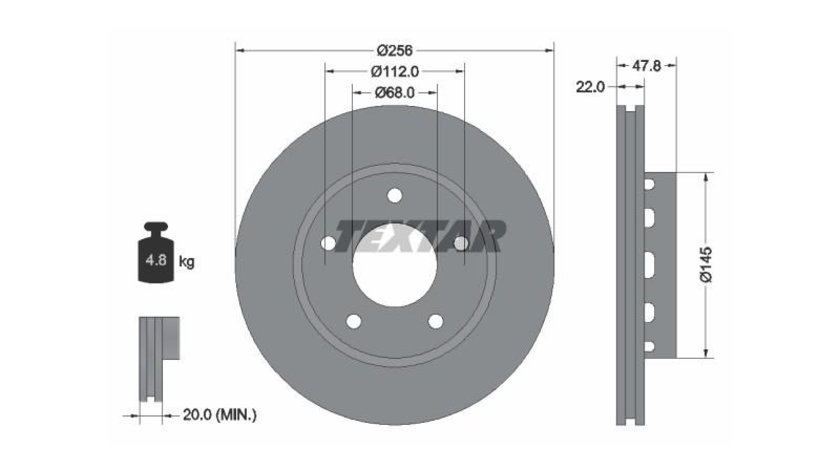 Disc de franare Audi AUDI A4 (8D2, B5) 1994-2001 #2 0986479463