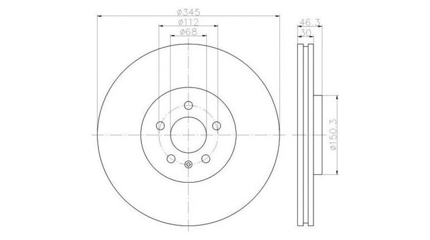 Disc de franare Audi AUDI A4 Avant (8ED, B7) 2004-2008 #2 09A81511