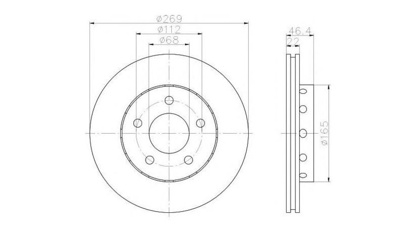 Disc de franare Audi AUDI A8 (4D2, 4D8) 1994-2002 #2 0986478574