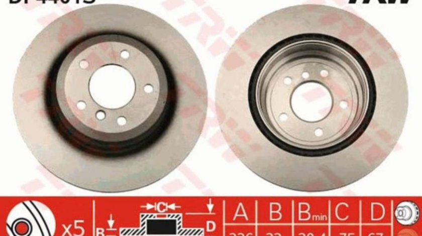 Disc de franare BMW 3 cupe (E92) 2006-2016 #2 0986479439