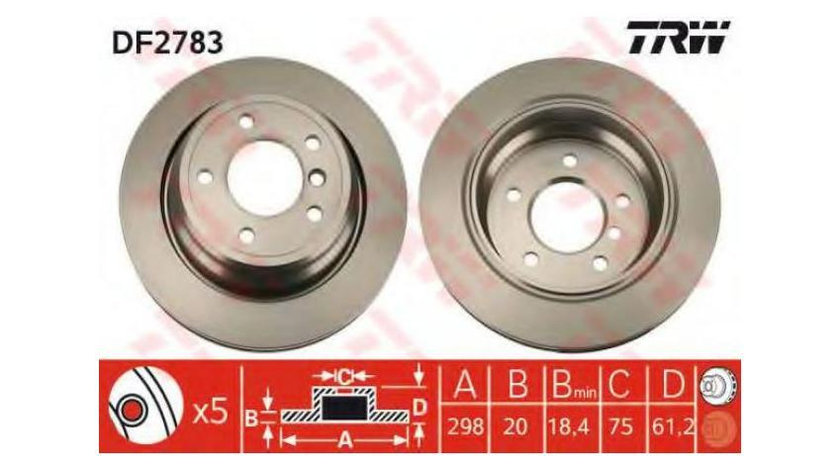 Disc de franare BMW 5 (E39) 1995-2003 #3 09684110