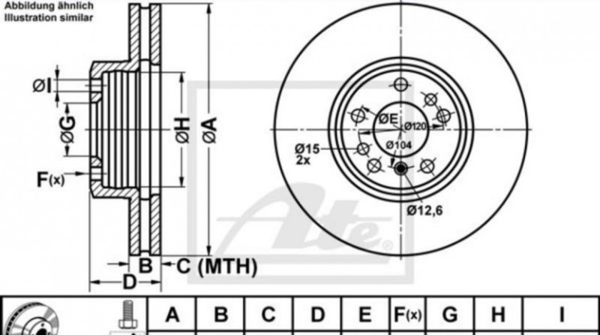 Disc de franare BMW X5 (E53) 2000-2006 #2 0986478974