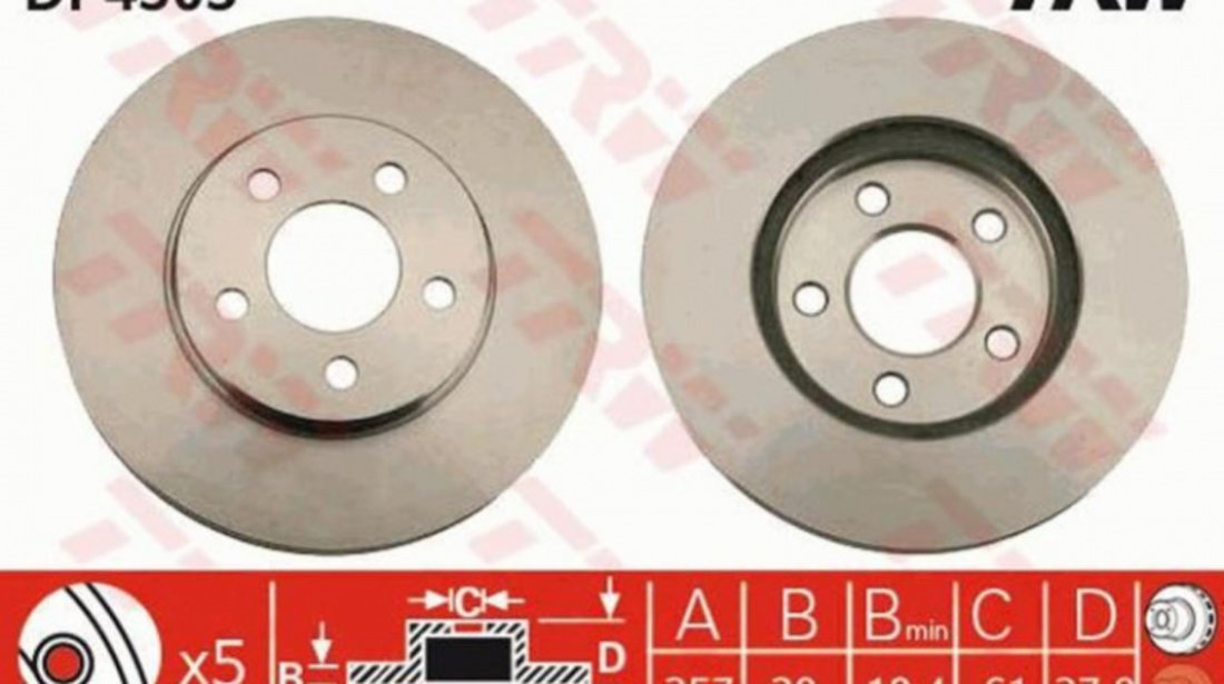 Disc de franare Chrysler NEON (PL) 1994-2000 #2 0986479U01