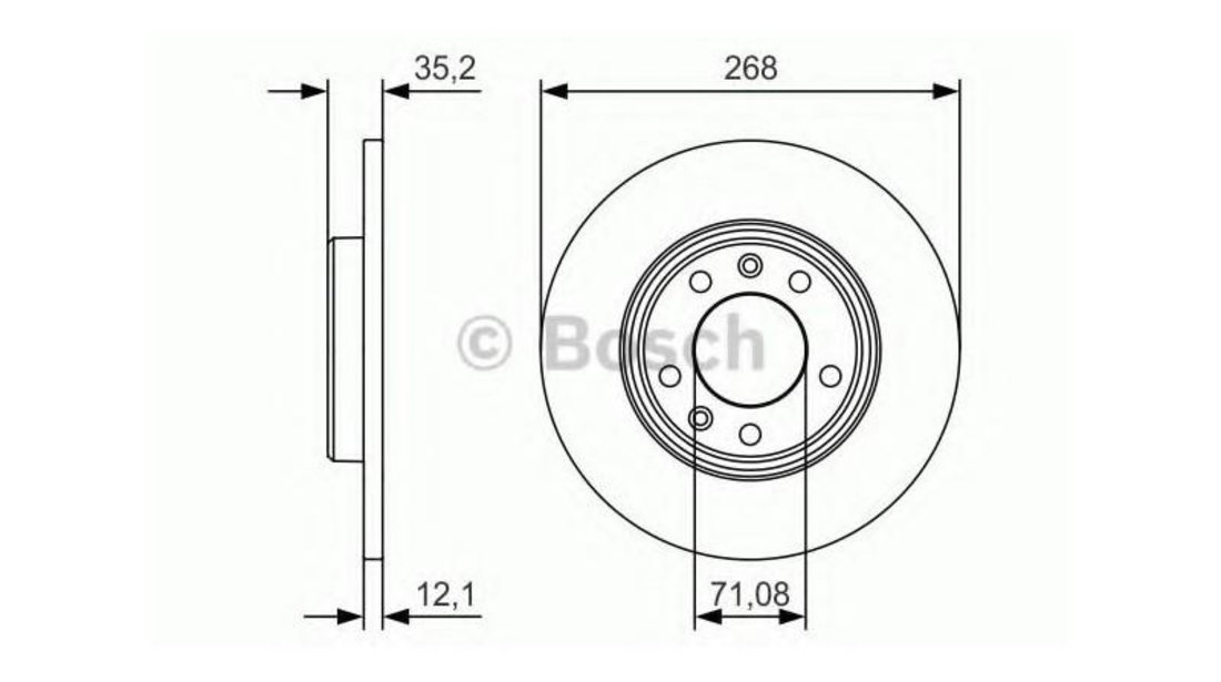 Disc de franare Citroen C4 Grand Picasso II 2013-2016 #2 0986479C24