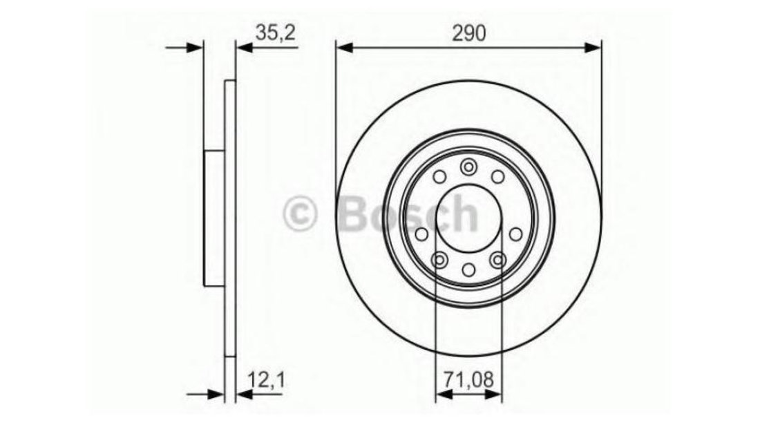 Disc de franare Citroen C4 Picasso II 2013-2016 #2 0986479C25