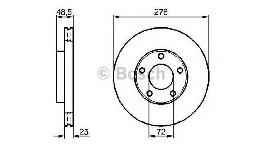 Disc de franare Mazda 3 (BK) 2003-2009 #3 0986479179