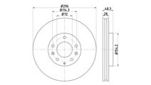 Disc de franare Mazda CX-7 (ER) 2006-2016 #2 09864...