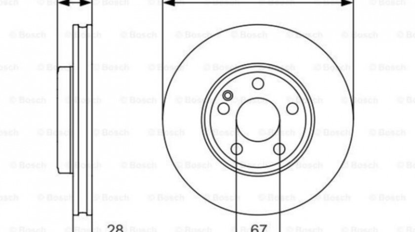 Disc de franare Mercedes A-CLASS (W176) 2012-2016 #2 0986479A01