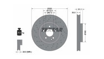 Disc de franare Mercedes CLA Shooting Brake (X117)...
