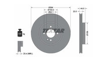 Disc de franare MINI MINI CLUBMAN (R55) 2007-2016 ...