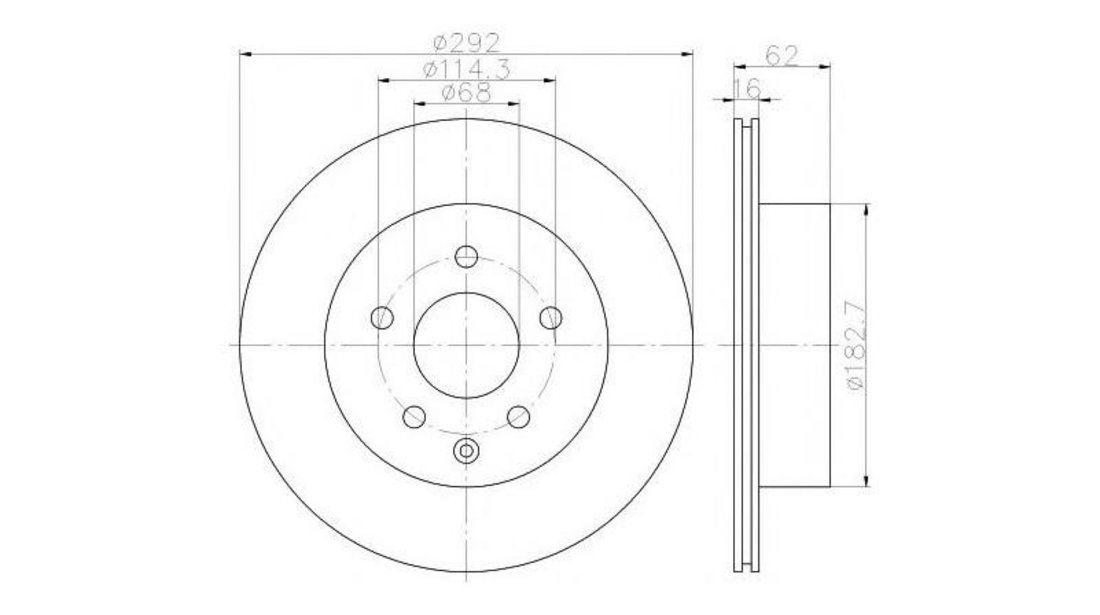 Disc de franare Nissan X-TRAIL (T30) 2001-2007 #2 0986479453