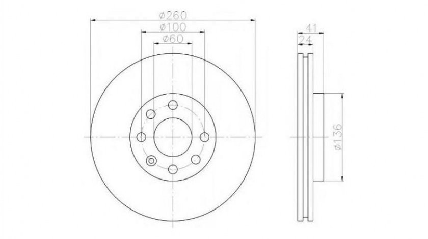 Disc de franare Opel COMBO caroserie inchisa/combi 2001-2016 #2 09860110