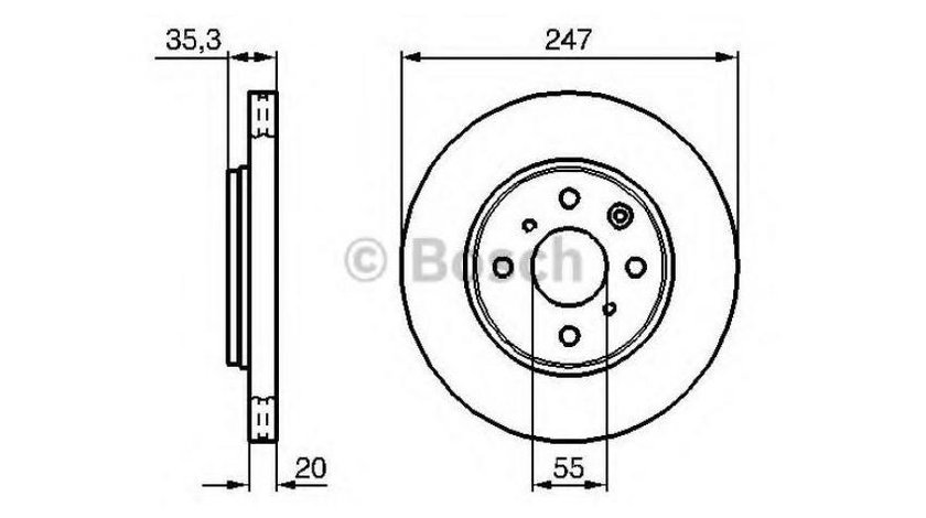 Disc de franare Peugeot 107 2005-2016 #3 0986479239