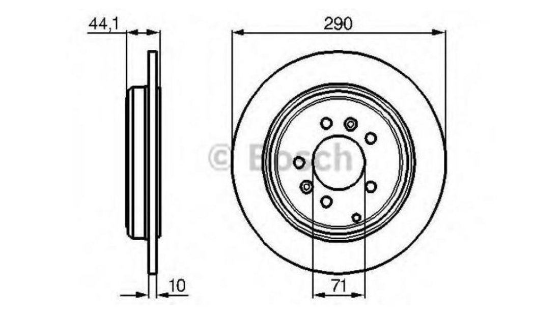 Disc de franare Peugeot 605 (6B) 1989-1999 #2 08534410