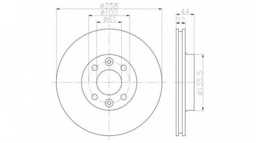 Disc de franare Renault CLIO IV 2012- #3 0986479A86