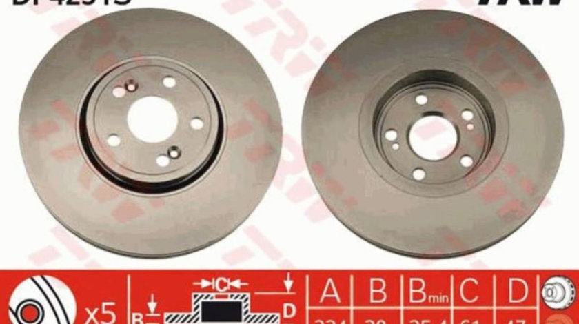 Disc de franare Renault ESPACE Mk IV (JK0/1_) 2002-2016 #3 0986478972