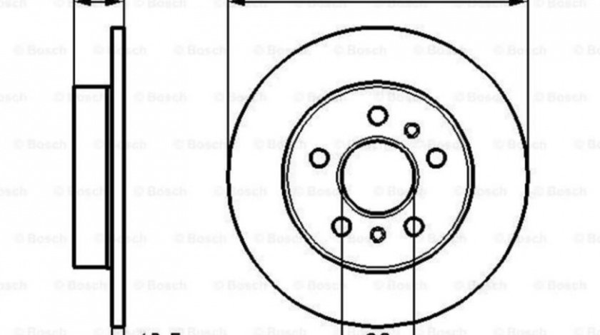 Disc de franare Renault SAFRANE (B54_) 1992-1996 #2 08564520