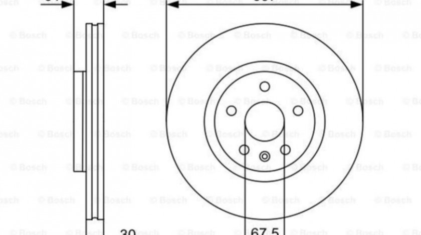 Disc de franare Saab 9-5 (YS3G) 2010-2012 #2 0986479545