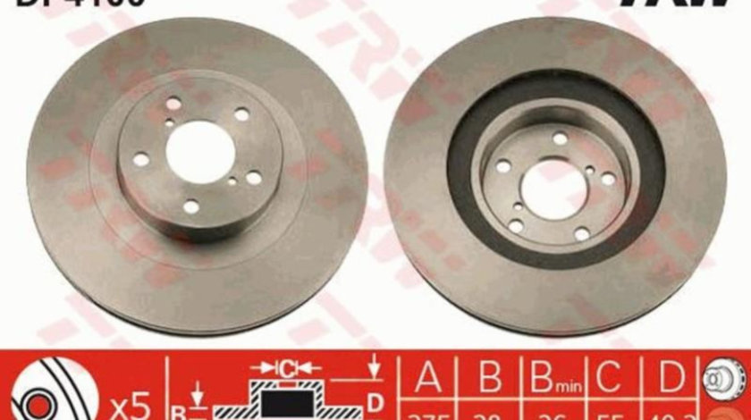 Disc de franare Toyota AVENSIS Combi (T25) 2003-2016 #2 09571210