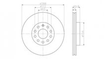 Disc de franare Volkswagen GOLF SPORTSVAN (AM1) 20...