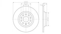 Disc de franare Volkswagen VW PASSAT ALLTRACK (3G5...