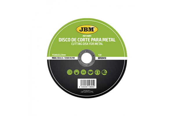 DISC DE TAIERE DEBITARE IN METAL 115 X 6 MM T27 JBM 14895 JBM