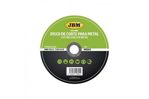 DISC DE TAIERE DEBITARE IN METAL 115 X 6 MM T27 JBM 14895 JBM